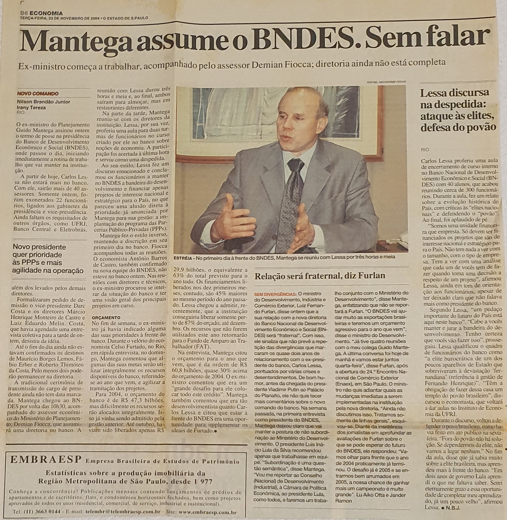 Demian Fiocca O Estado de SP